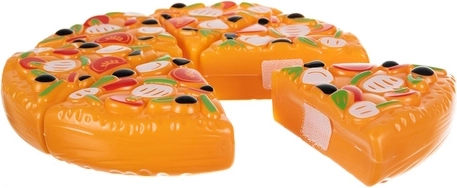 Pizza zum Schneiden und Wiederzusammensetzen