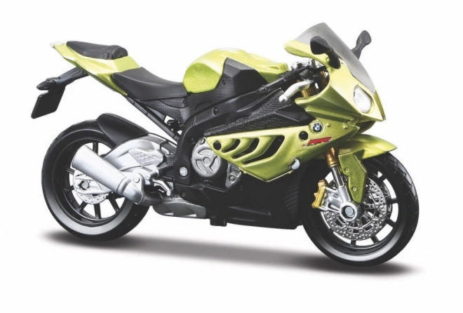 Modell Motorrad BMW S 1000RR mit Ständer 1/18