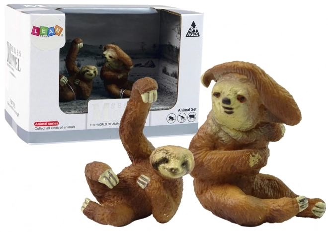 Sloth-Figuren Set mit Baby