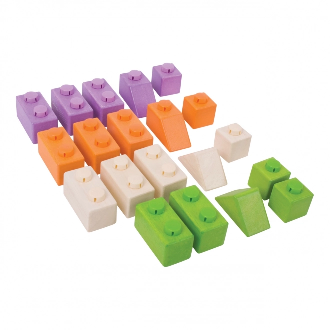 Bigjigs Baby Holzbaustein-Set