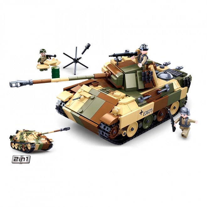 Sluban Armee Tarnpanzer Mittel 2-in-1 Set