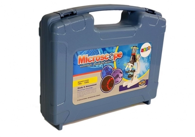 Großer Wissenschaftler Koffer Kinder Mikroskop Set