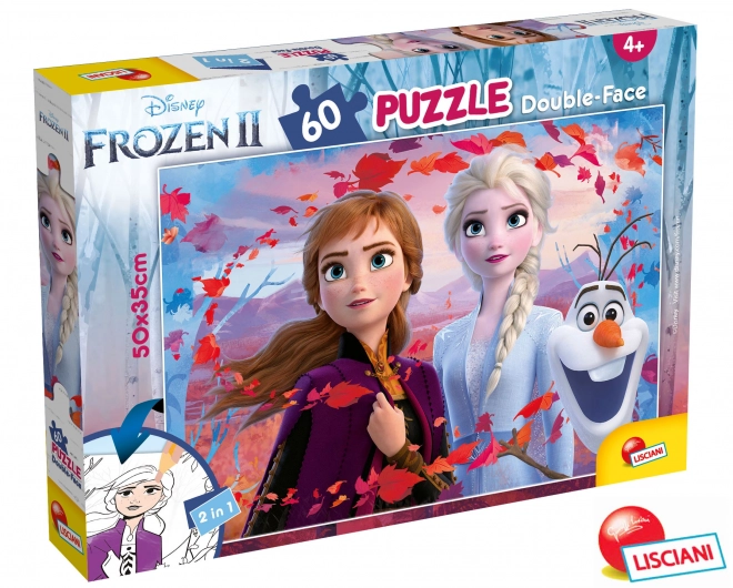 Frozen II Beidseitiges Puzzle 60 Teile