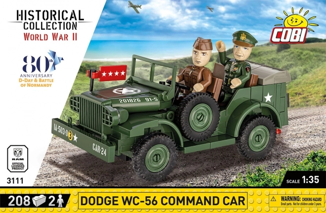 Klemmbausteinset Dodge WC-56 Command Car