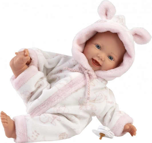 Llorens Little Baby realistische Babypuppe mit weichem Stoffkörper