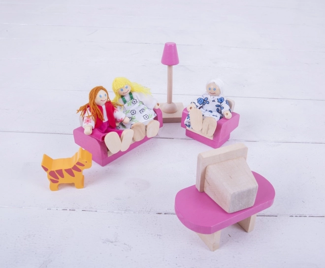 Bigjigs Toys Puppenhausfamilie Set