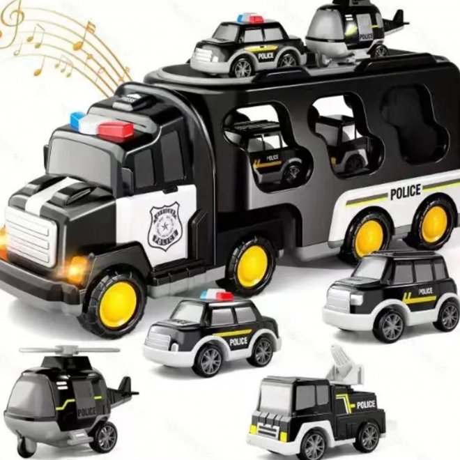 Woopie policia abschleppwagen set