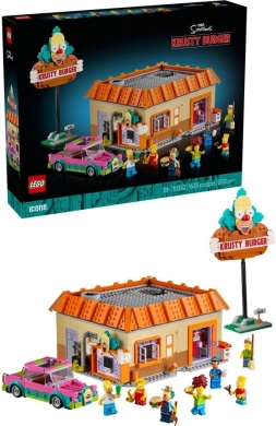 Icons 10352 Die Simpsons: Krusty Burger Bauset für Erwachsene