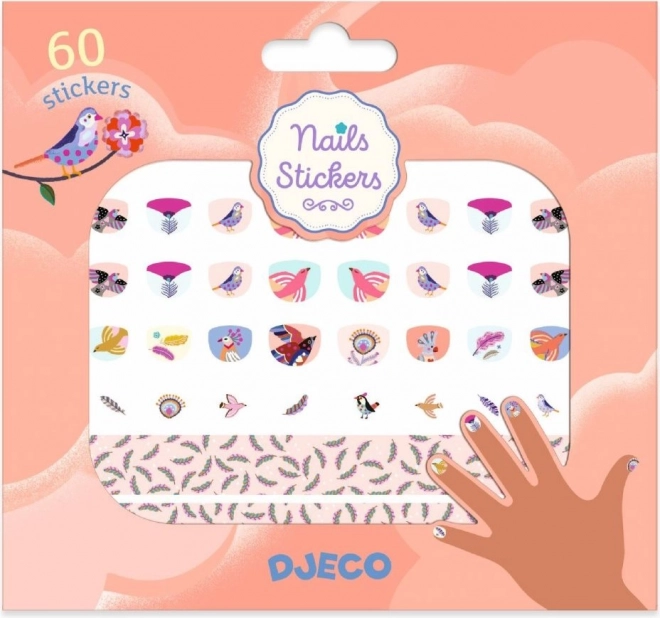 Nagelsticker Vögel von Djeco