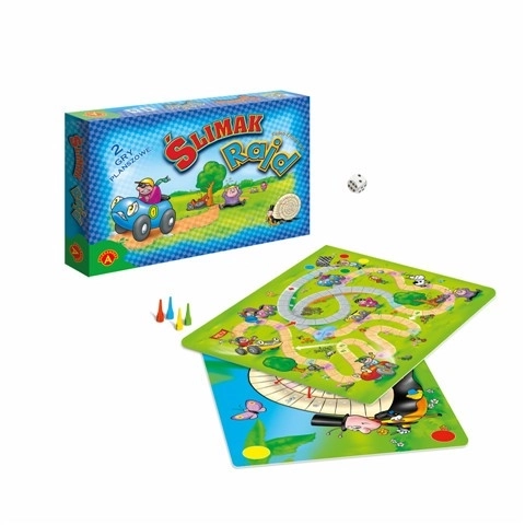 Brettspiel Rallye und Schneckenrennen