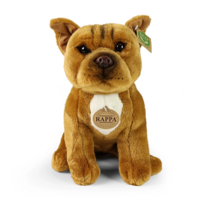 Plüschhund Staffordshire Bullterrier Braun Sitzend 30 cm