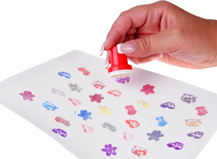 Lustige Stempel und austauschbare Aufsätze