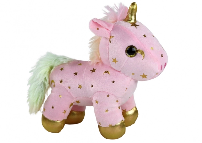 Einschlafhilfe Einhorn Plüsch Rosa mit Sternen Set