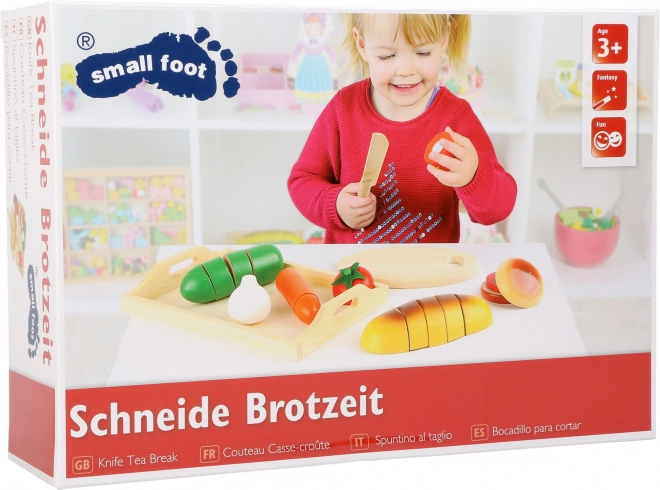 Small Foot Schneideset Brot aus Holz