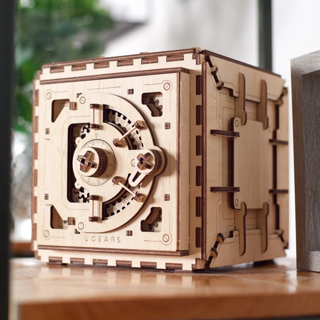 Ugears 3D Holzmechanisches Puzzle Tresor