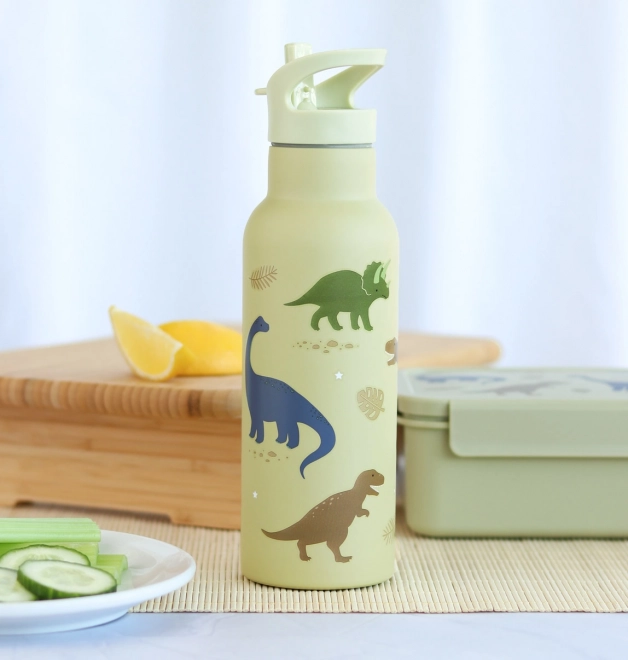 A Little Lovely Company Trinkflasche aus Edelstahl 500 ml – Dinosaurier