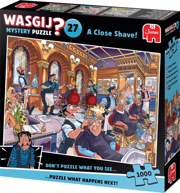 Puzzle Jumbo Wasgij Mystery 27: Gründliche Rasur 1000 Teile