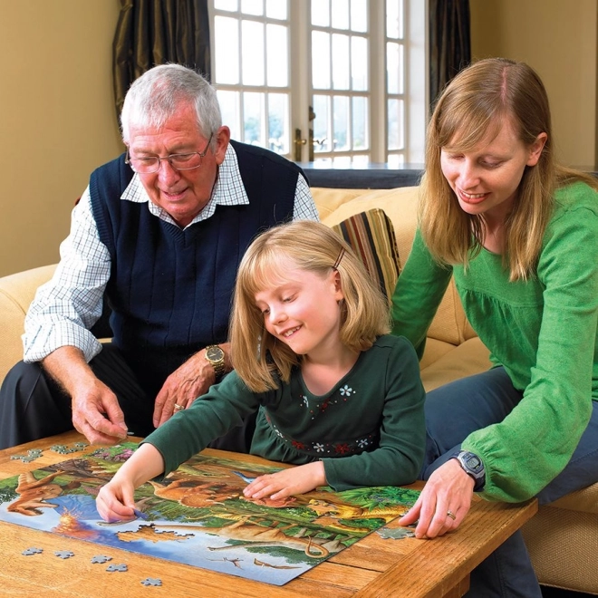 Familienpuzzle Dinosaurier 350 Teile von Cobble Hill
