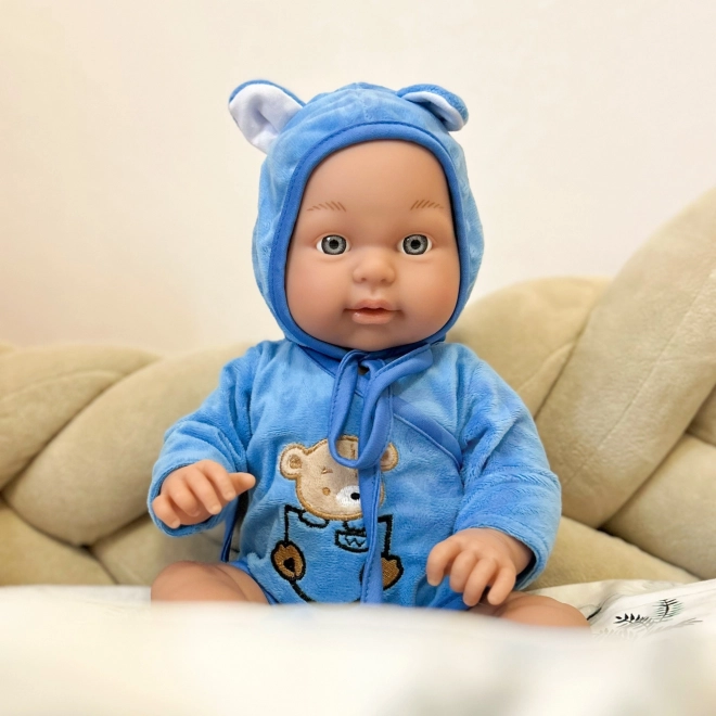 Woopie baby puppe mit bär outfit 46 cm