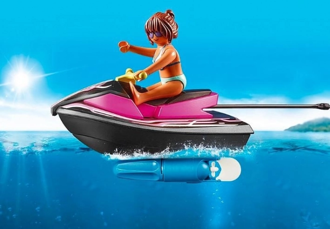 Playmobil Family Fun Starterpack Wasserscooter mit Bananenboot