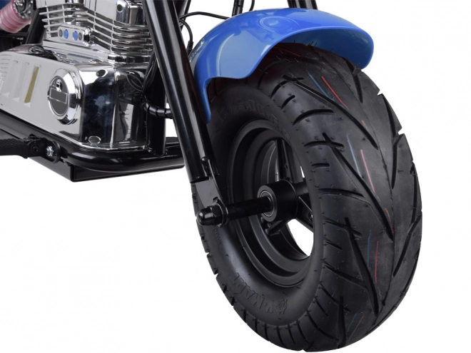 Elektrischer Chopper Motorrad für Kinder – Blau