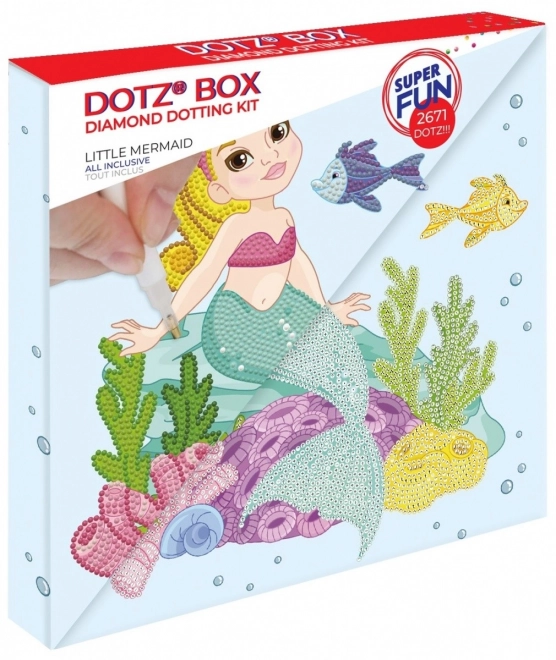 Diamond Dotz Set kleine Meerjungfrau