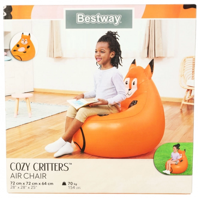 Aufblasbarer Kinder-Sitzsack Bestway Fuchs