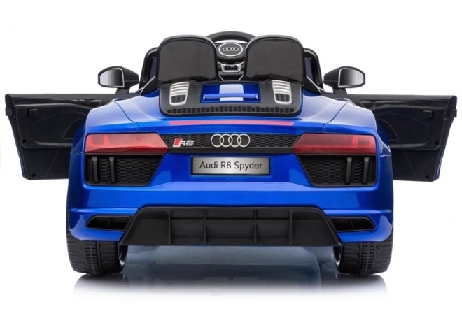 Audi R8 Spyder Kinder Elektroauto Blau