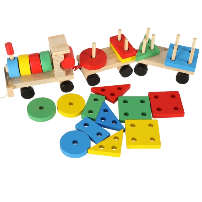 Holzeisenbahn Sortierpuzzle
