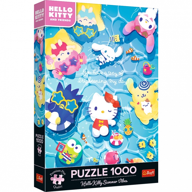 Puzzle 1000 Teile Hello Kitty Sommerentspannung