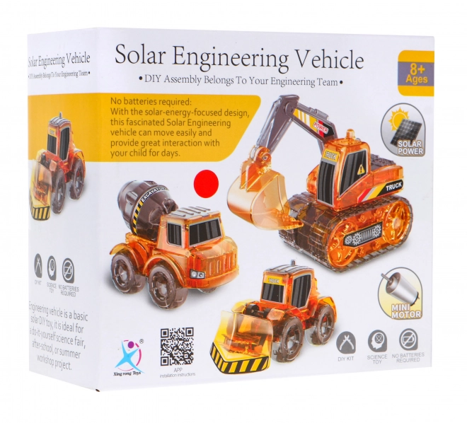 Bildungs-Solar-Baufahrzeuge 3-in-1 Set für Kinder