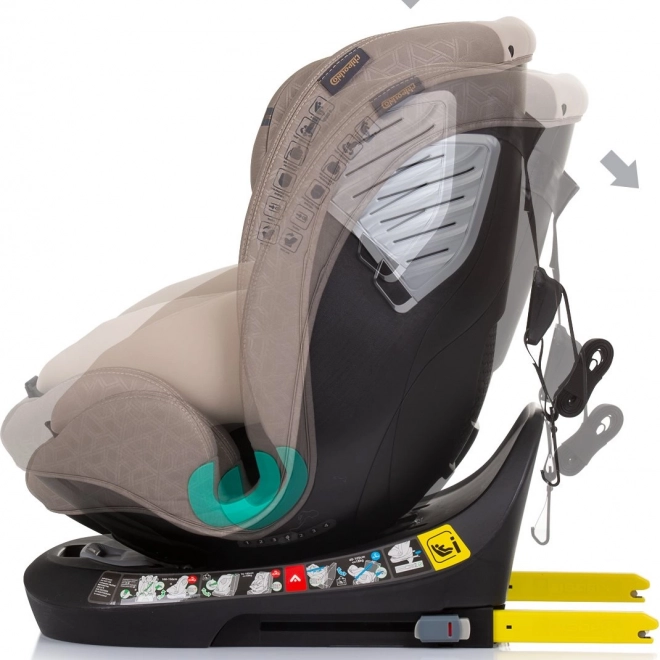 Kinderautositz Chipolino Supreme i-Size - Macadamia