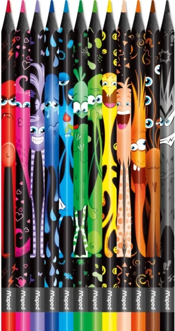 Trojkantige Buntstifte Color'Peps Monster 12er Set