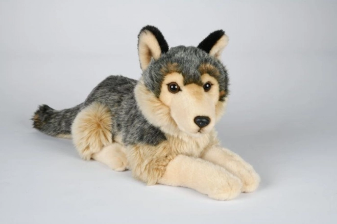 Plüsch Wolf liegend 22 cm