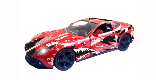 Metallmodell Sportwagen mit 3 Designs