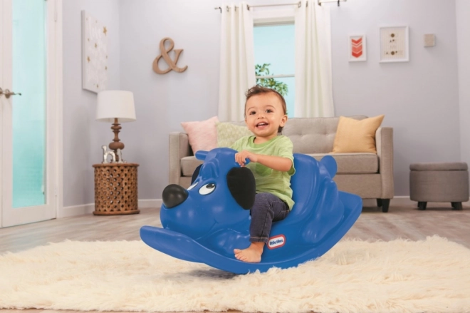 Liebenswertes Schaukeltier Hund Blau von Little Tikes