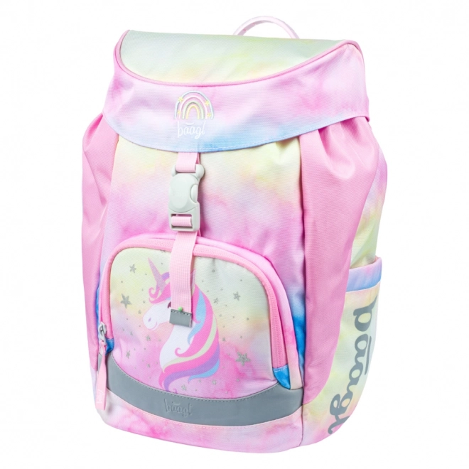 Schulrucksack Airy Regenbogen Einhorn