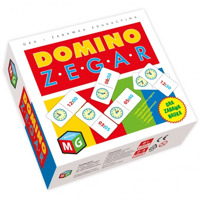 Lernspiel Domino Uhr von Multigra