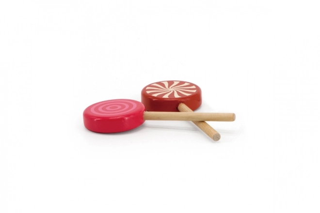 Holz-Lutscher Set