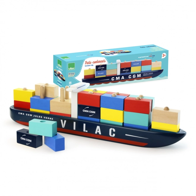 Vilac Containerschiff-Puzzle