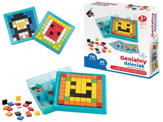 Verschlüsselte Mosaik-Puzzlespiel