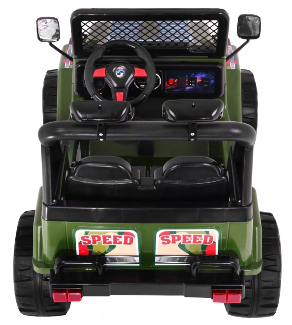 Geländewagen Raptor Drifter für Kinder Grün + Fernbedienung + langsamer Start + EVA + Licht- und Geräuscheffekte