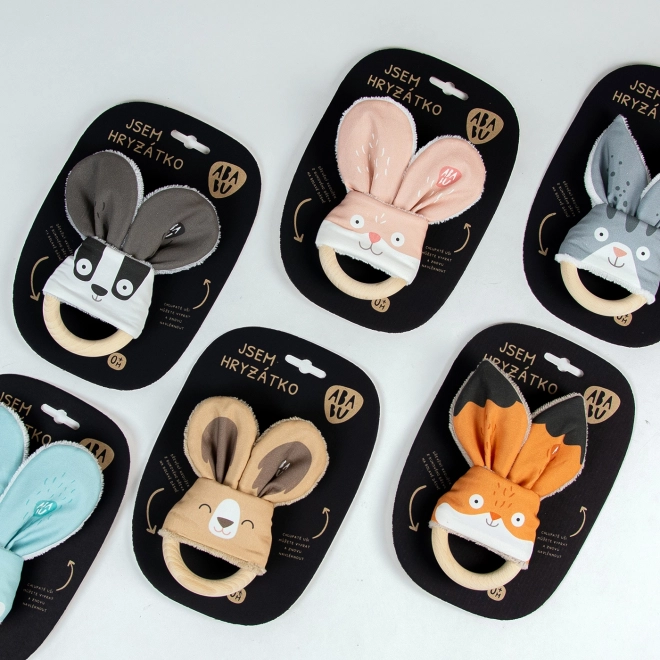 Ababu Beißring Maus für Babys