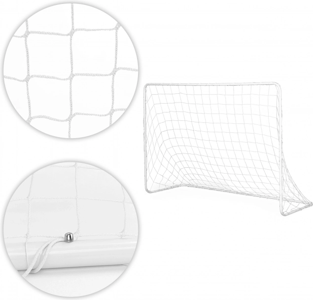 Zwei Fußballtore mit Fußballnetz 180x122cm ECOTOYS