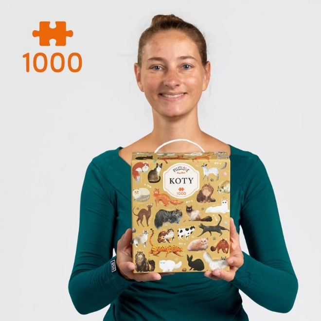 Puzzlove Katzenpuzzle 1000 Teile