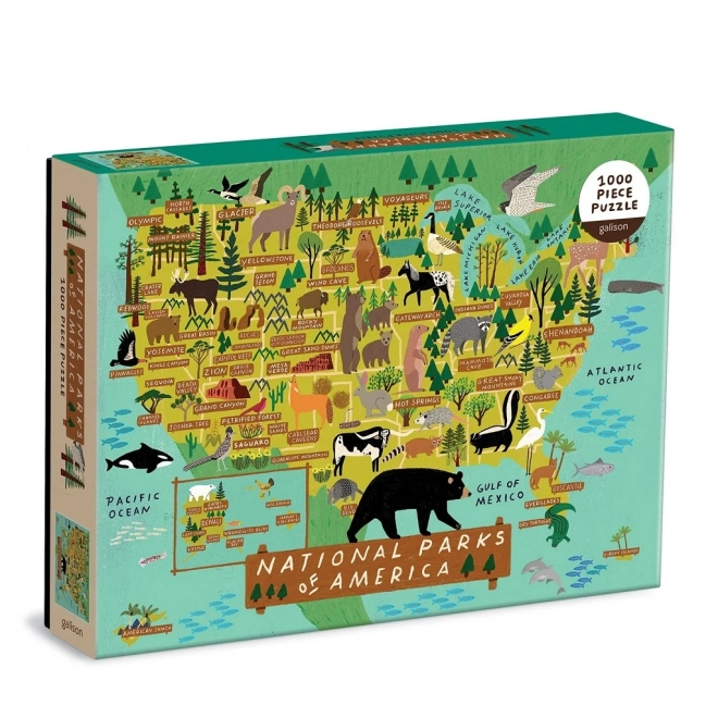 Puzzle Amerikanische Nationalparks 1000 Teile