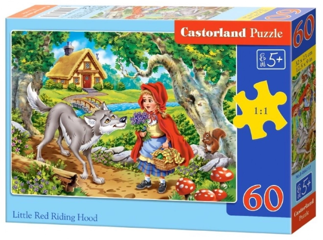 Märchenpuzzle Rotkäppchen 60 Stück