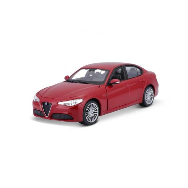 Alfa Romeo Giulia Modellauto Rot Metallic im Maßstab 1:24