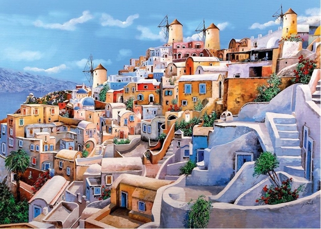 Cherry Pazzi Puzzle Farben von Santorini 1000 Teile