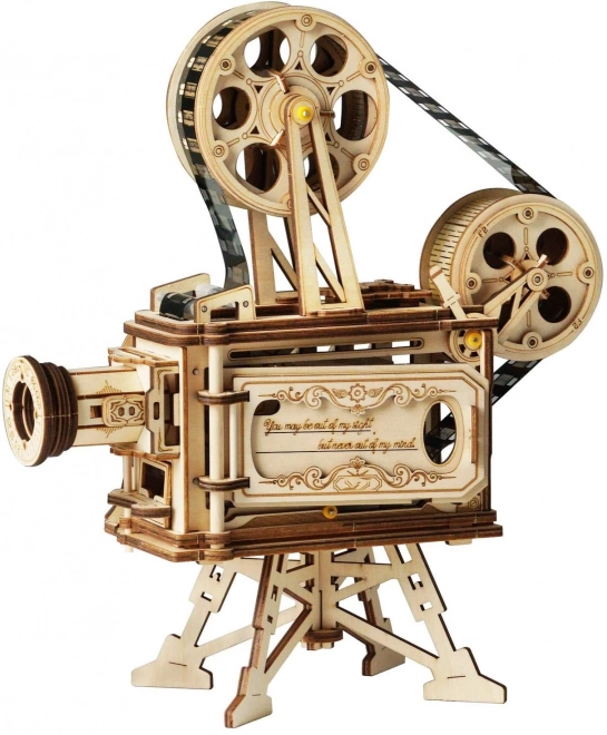 Rokr 3D Holzpuzzle Mechanischer Filmprojektor